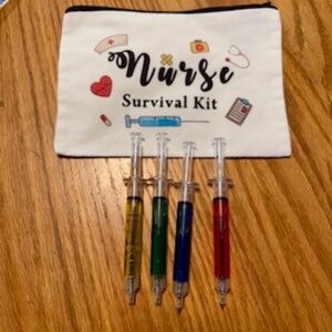 Nurse bag and novelty pens